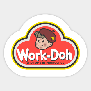 Work-Doh Sticker